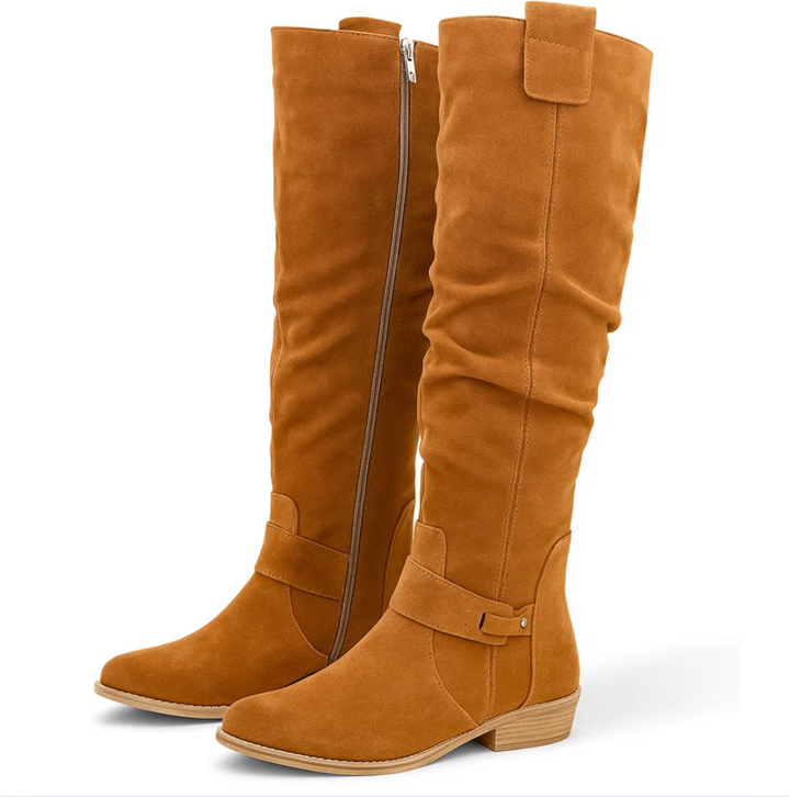 Women's Suede Boots — CORALINE